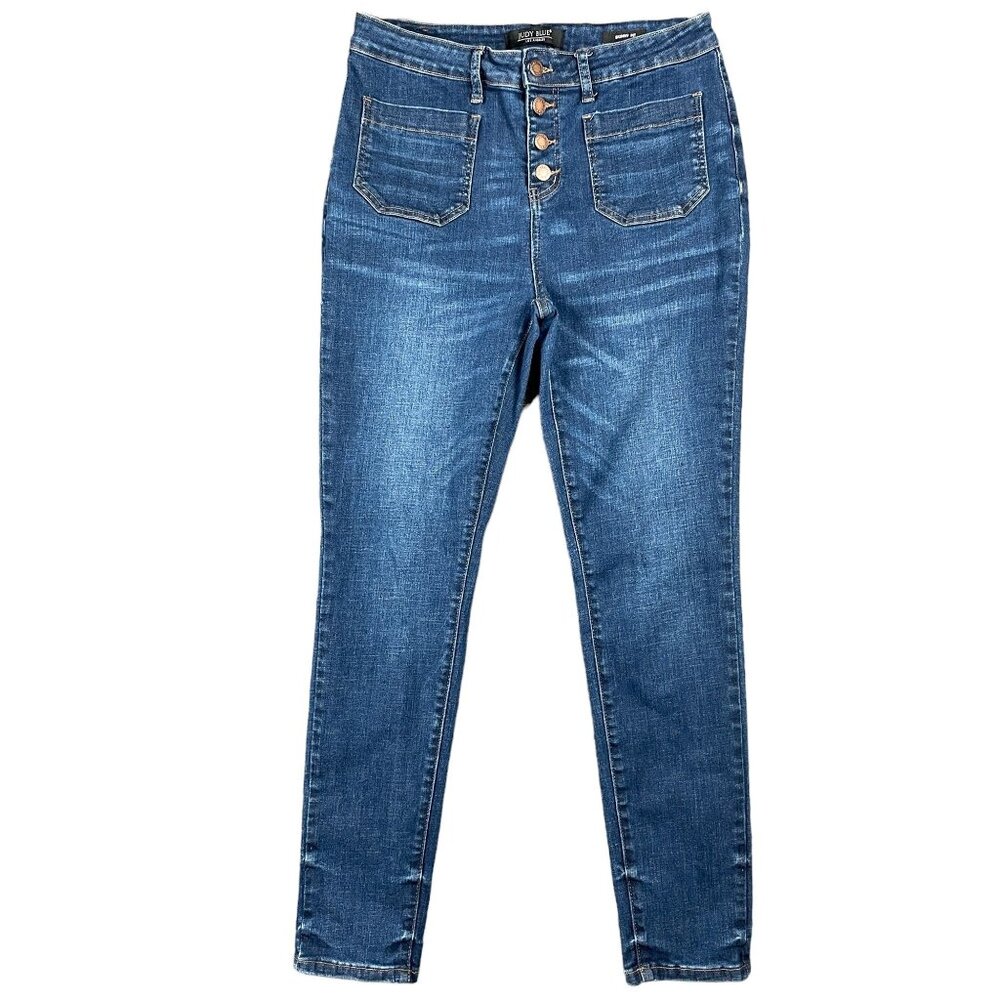 Judy Blue Jeans 13/31 Button Fly Work Office Capsule Everyday Casual Minimalist